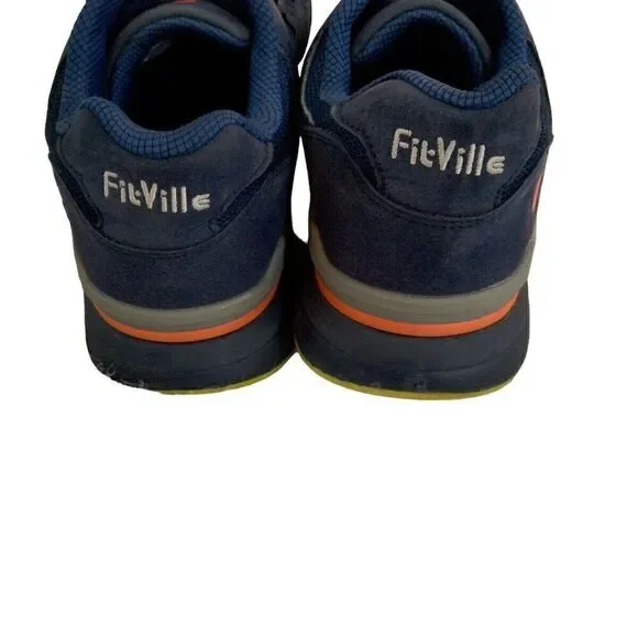 Fit Ville Rebound Core Comfort Athletic Shoes Blue Women’s Size 9.5  Men’s 8 EW - Picture 6 of 10